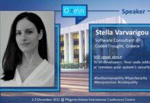 OpenConf 2022 – To all developers: Your code adds or removes your system’s security – Stella Varvarigou